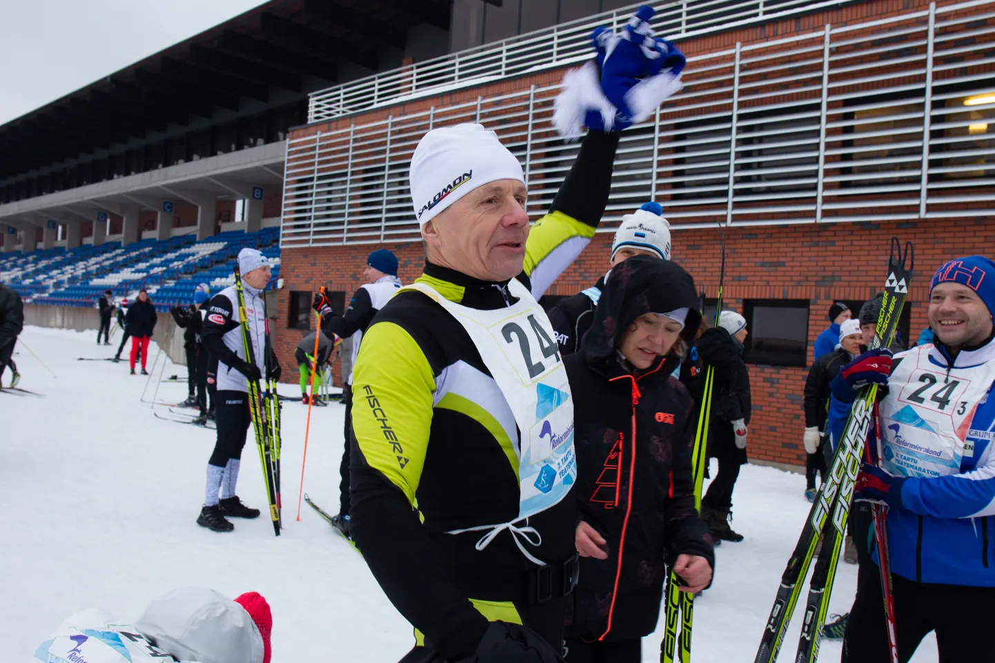 Jürgen Ligi tänavusel Tartu maratonil enne startimist.