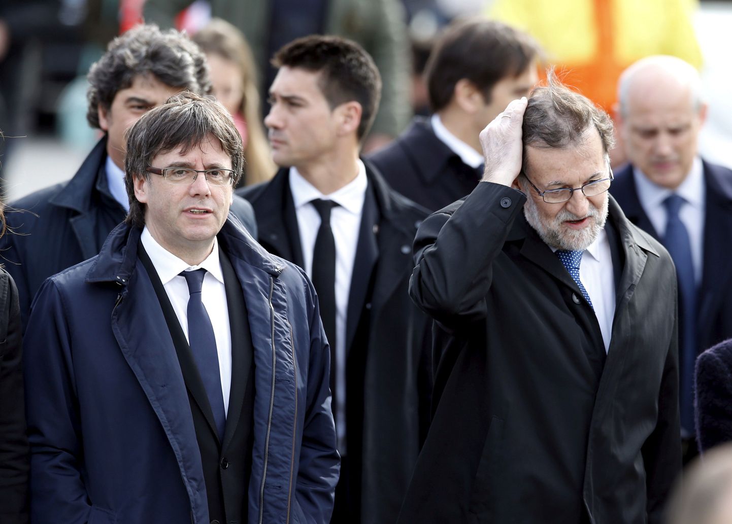 Viimati kohtusid Kataloonia piirkonna president Carles Puigdemont ja Hispaania peaminister Mariano Rajoy Barcelona terrorirünnakute järel.