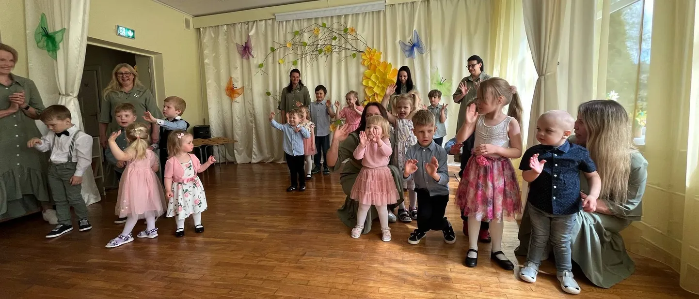 Oisu lasteaias tuleb pidupäeva puhul ilus kontsert.