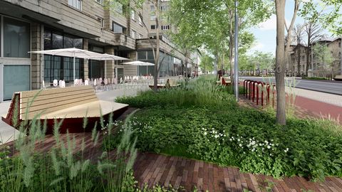 LINNARUUM ⟩ Uus visioon: rohevööndid ja rahustatud liiklus loovad Tallinna Ülikooli ette inimsõbraliku keskkonna