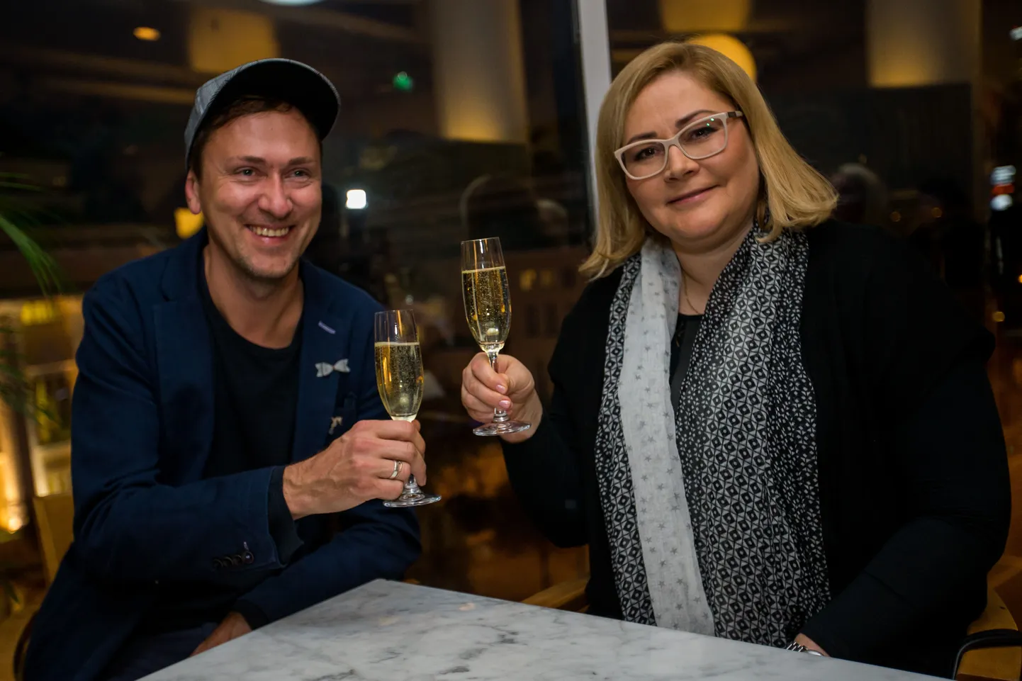 Tallinn Fashion Weeki käivitav jõud: loovjuht Aldo Järvsoo ja peakorraldaja Anu Kikas.