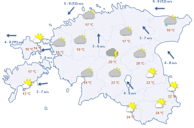 kuvatõmmis: ilmateenistus.ee