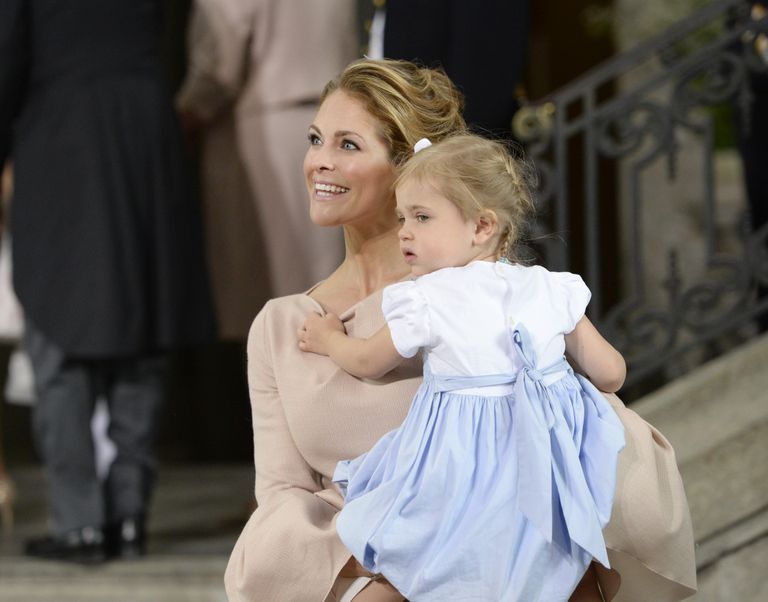 Rootsi printsess Madeleine ja ta tütar, printsess Leonore