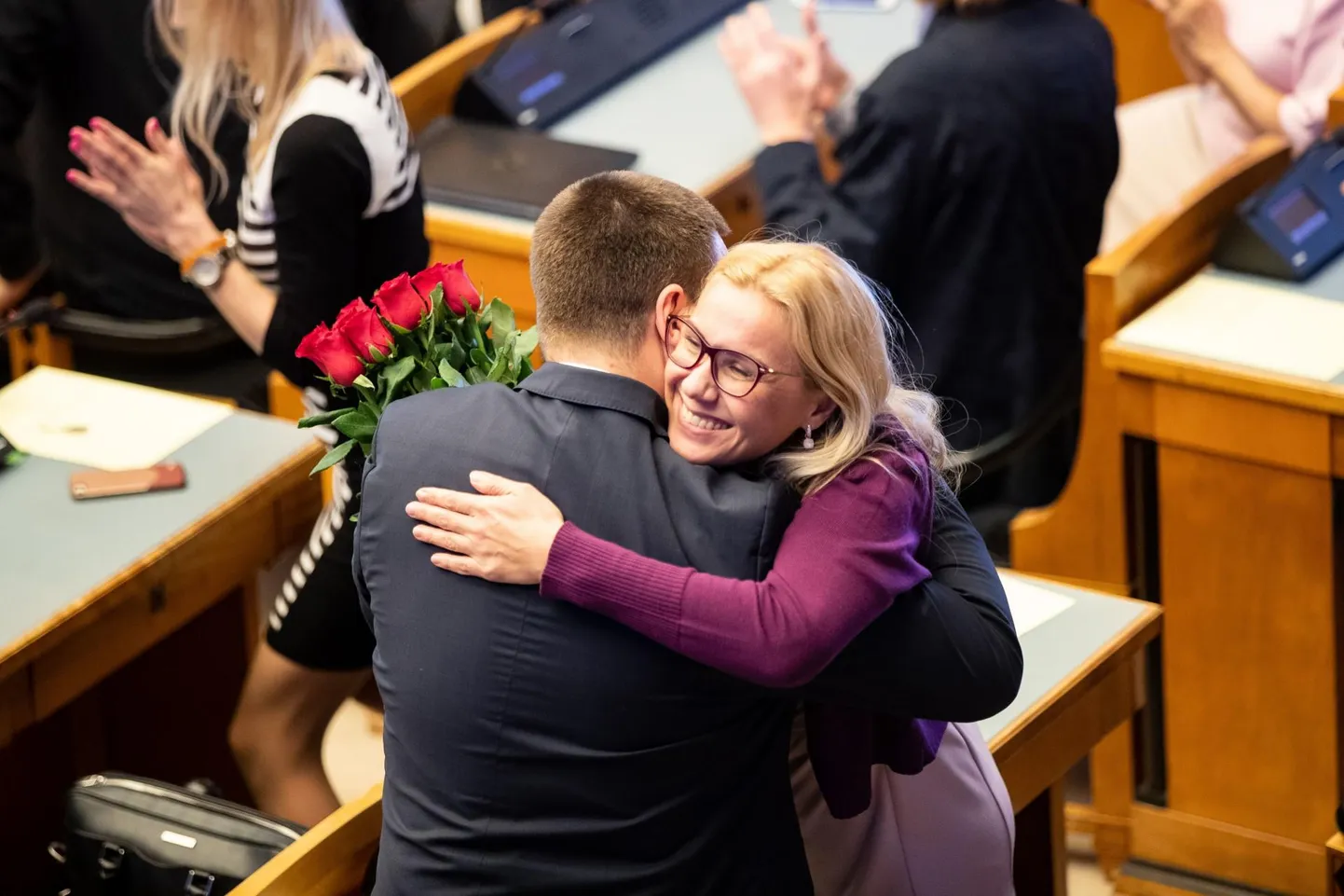 Kadri Simson Jüri Ratas.