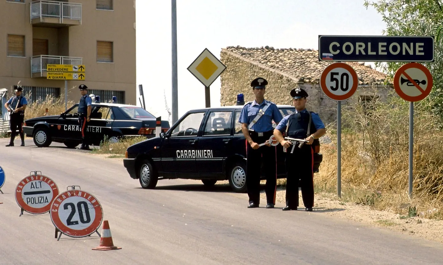 Itaalia politsei Sitsiilias Corleones, mida seostati Cosa Nostra maffiaga