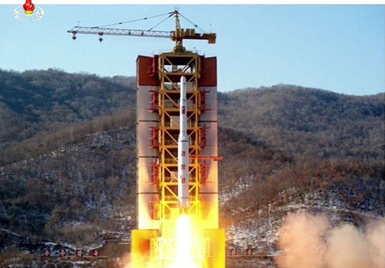Põhja-Korea rakett, millega 2016. aastal satelliit orbiidile lennutati.