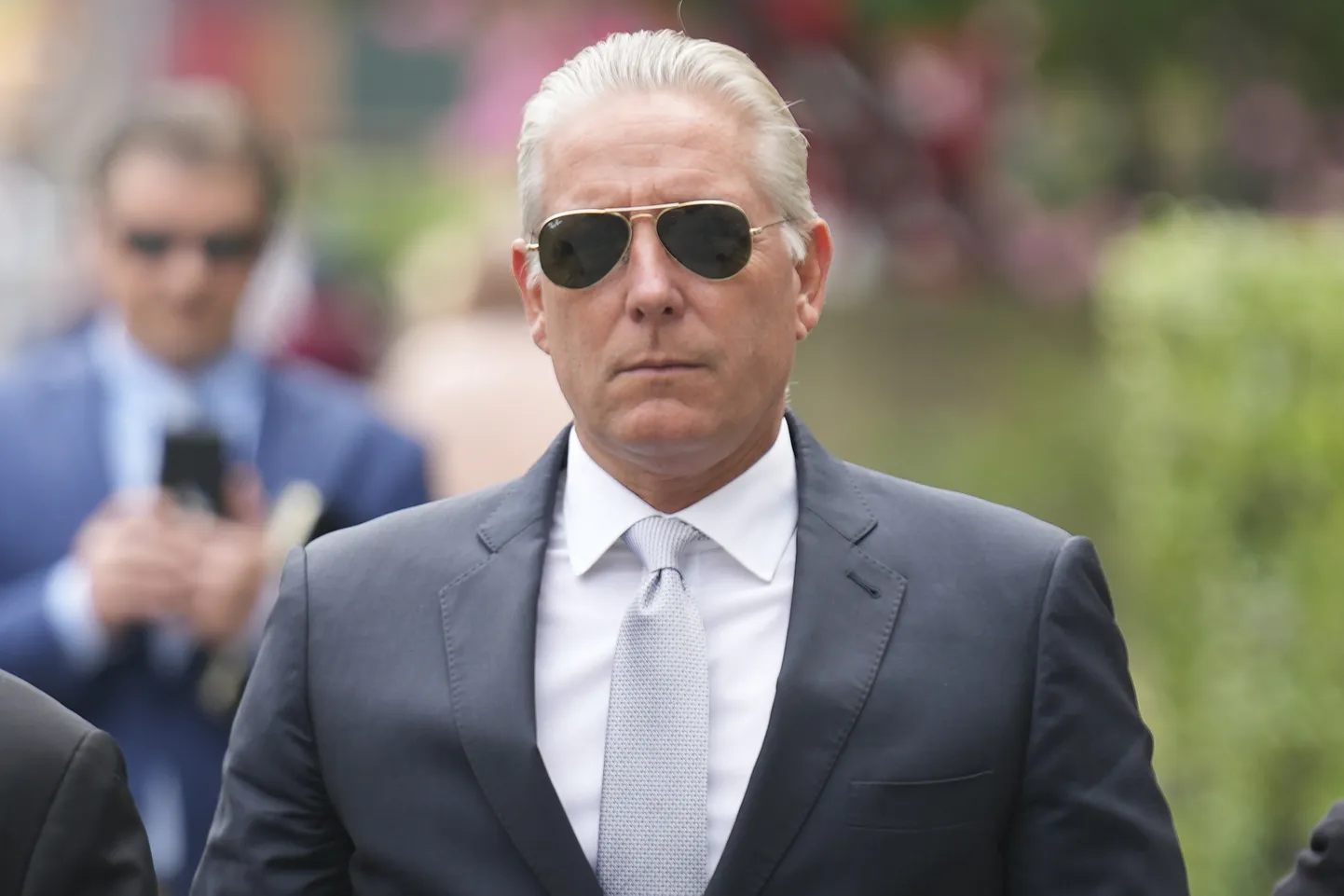 USA vastuluure endine eriagent Charles McGonigal kohtumajja saabumas.