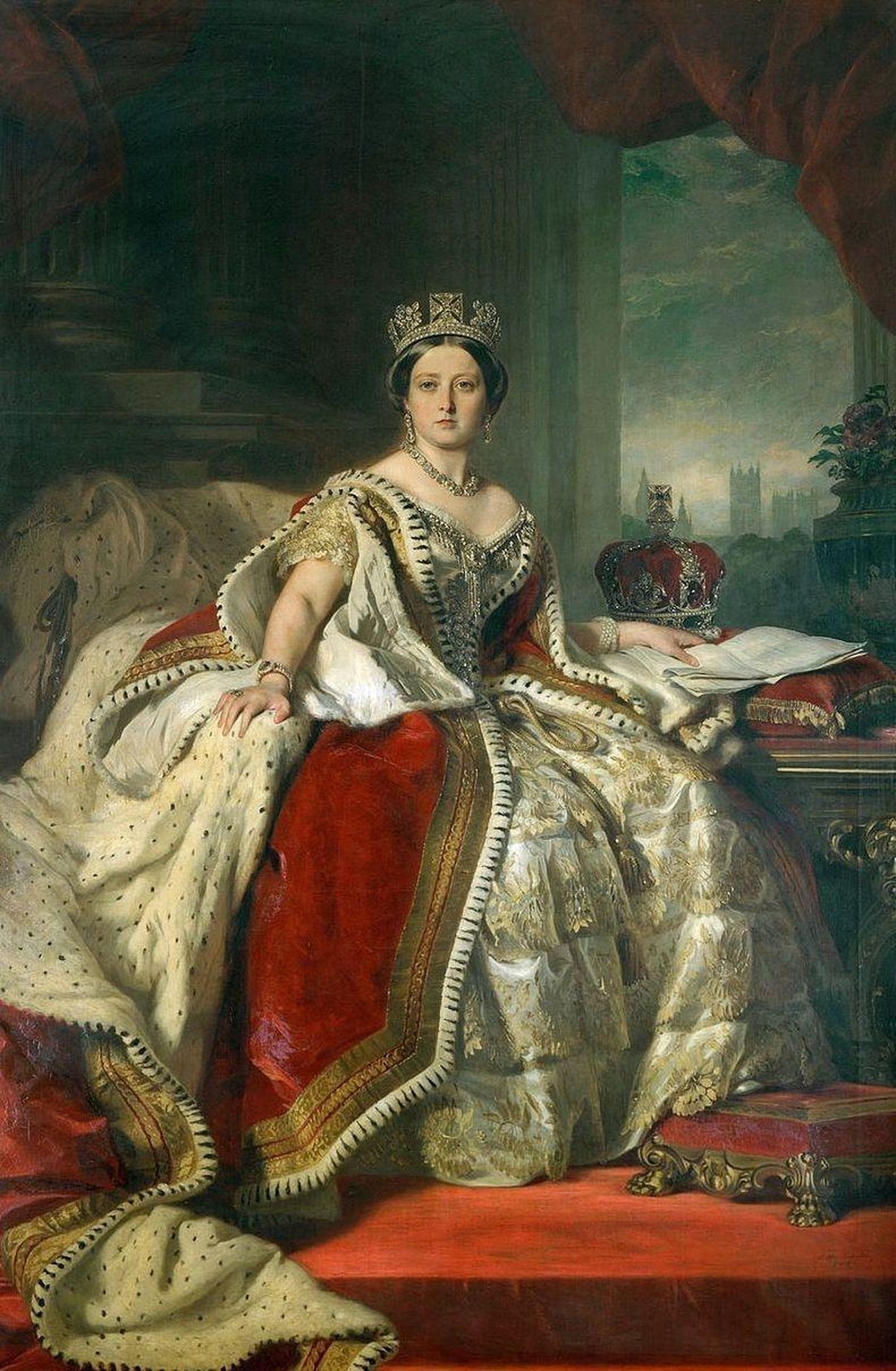 Kuninganna Victoria 1859. aasta maalil.