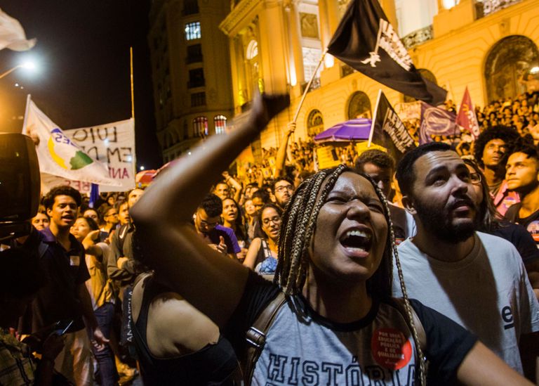 Meeleavaldajad Rio de Janeiros. 