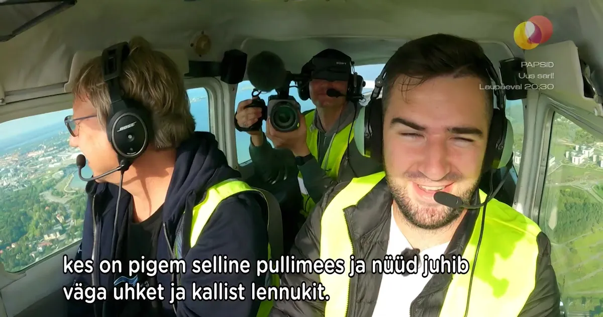 «Õhtu!» Robert Rooli esimene õppelend