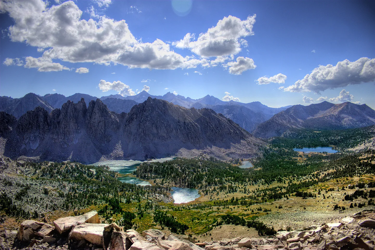 Kearsarge’i järved Californias Sierra Nevada mäestikus.