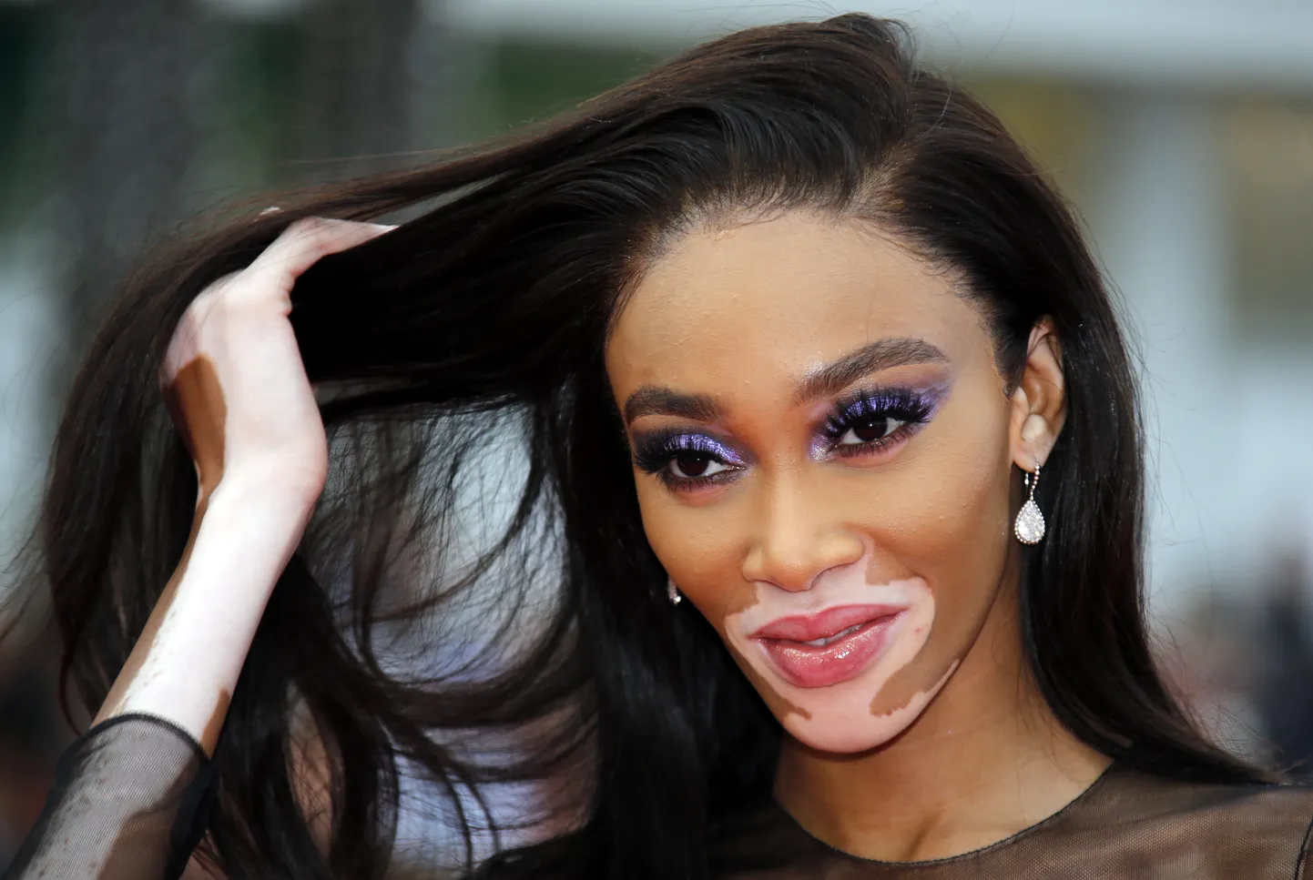 Winnie Harlow Cannes'i filmifestivalil 2019. aastal.