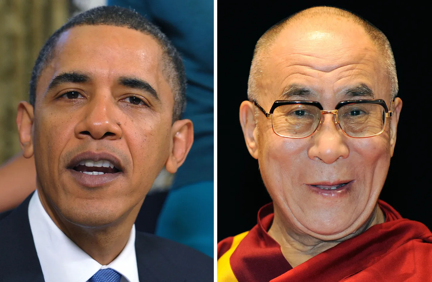 Barack Obama ja dalai-laama.