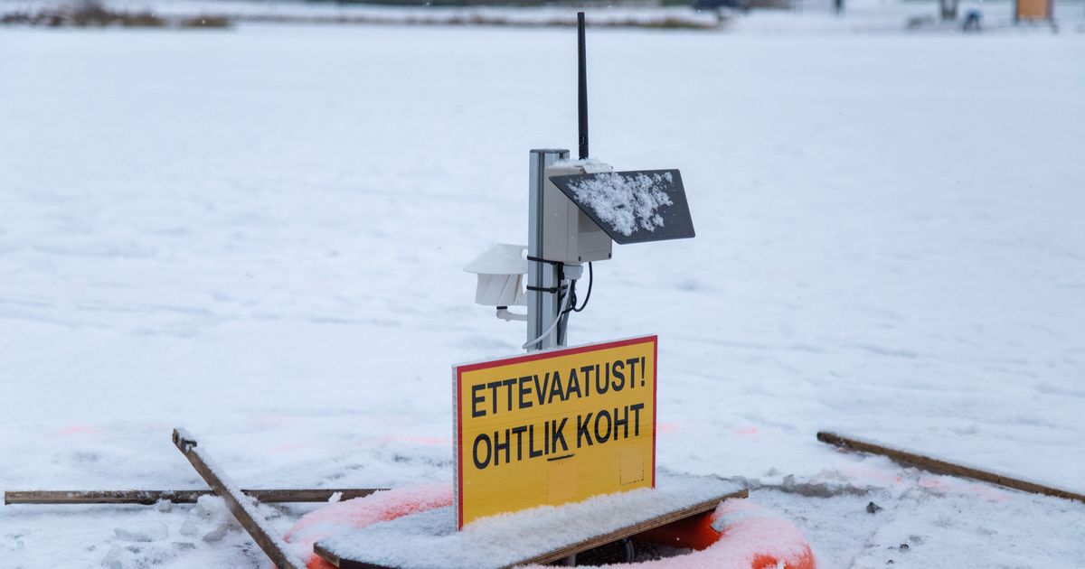Kolmapäevast on suures osas Eestis siseveekogude jääle minek keelatud Kolmapäevast on suures osas Eestis siseveekogude jääle minek keelatud