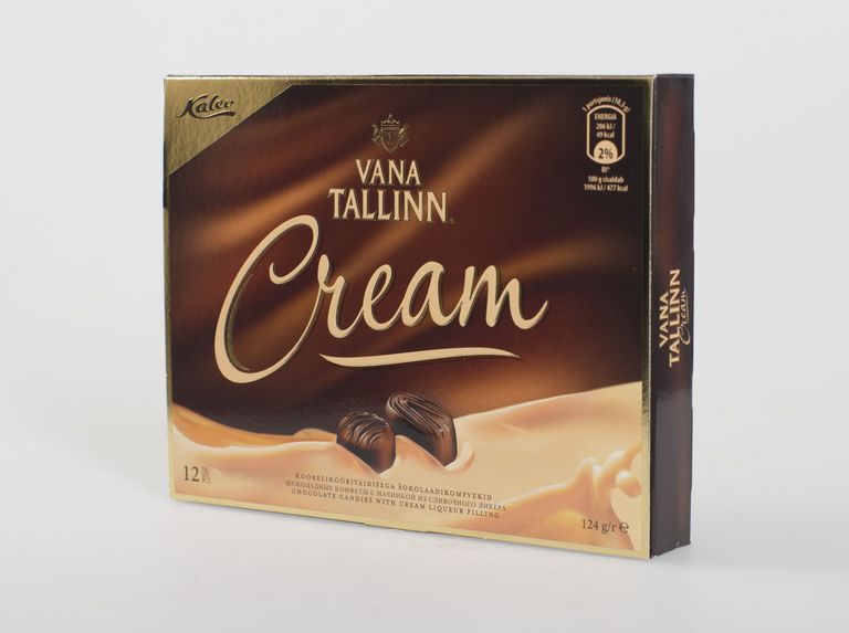 Koorelikööritäidisega šokolaadikompvekid Vana Tallinn Cream.