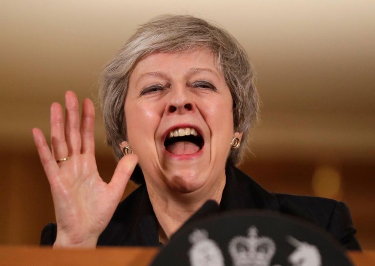 Fotol Suurbritannia peaminister Theresa May