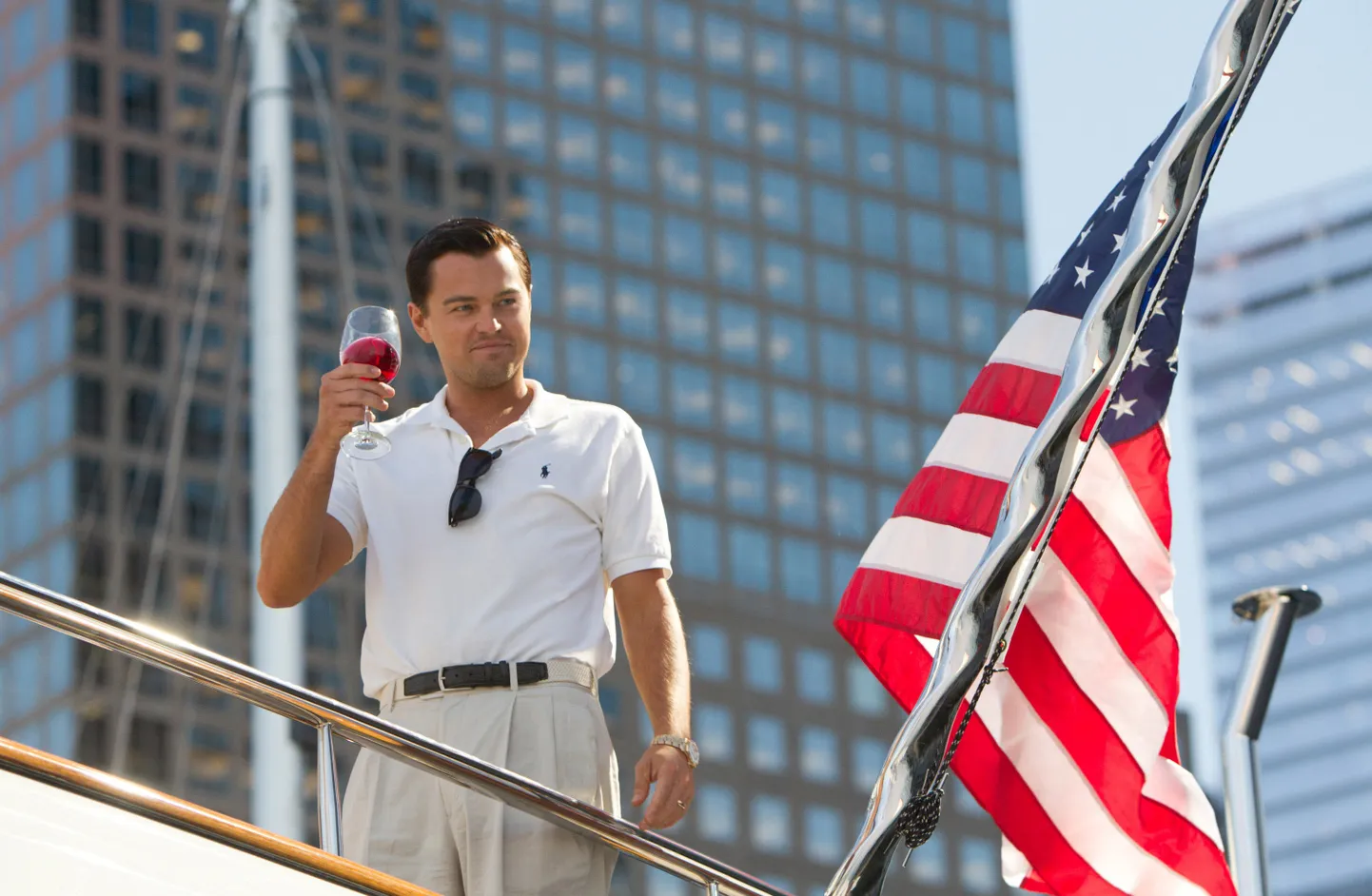 Leonardo DiCaprio filmis «Wall Streeti hunt».