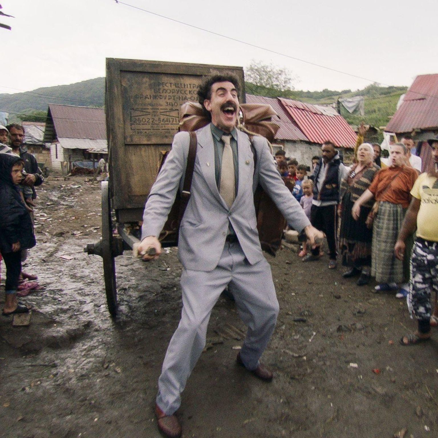 Ameerika, siit ma tulen! Sacha Baron Cohen filmis «Borat Subsequent Moviefilm». FOTO: Filmikaader