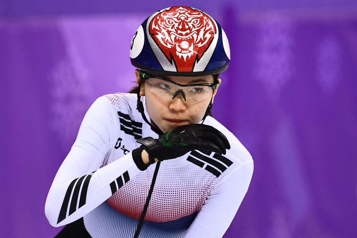 Shim Suk-hee 2018. aasta Pyeongchangi olümpial.