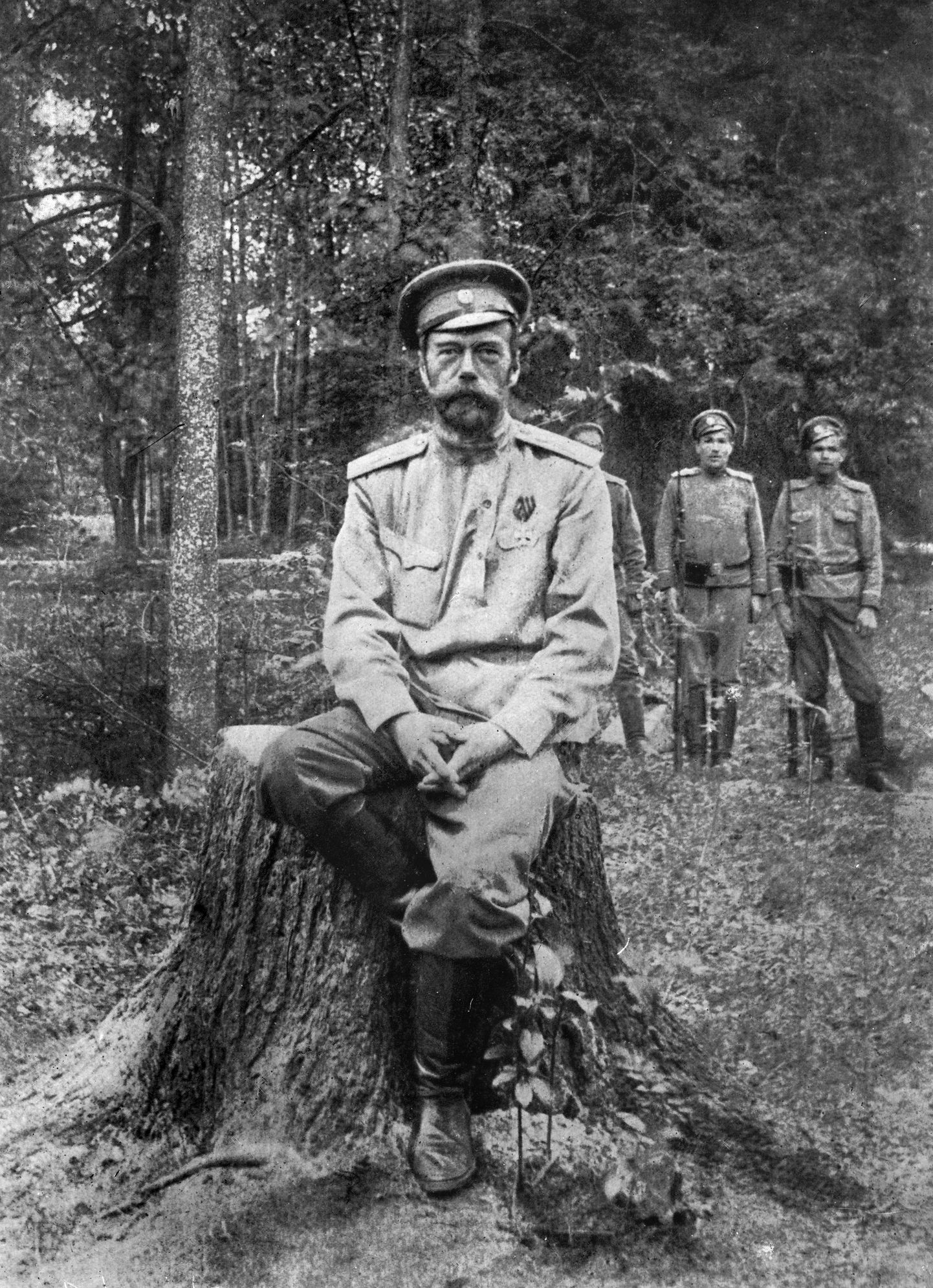 Valve alla võetud Nikolai II Tsarskoje Selos 1917. aasta suvel