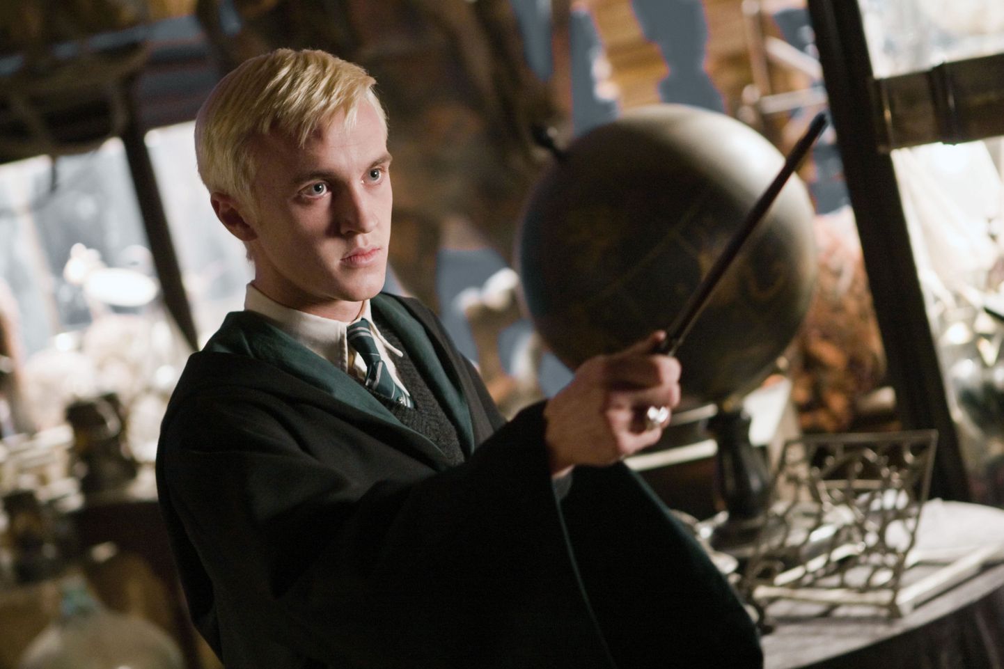 HARRY POTTER AND THE HALF BLOOD PRINCE TOM FELTON as Draco Malfoy       Date: 2009