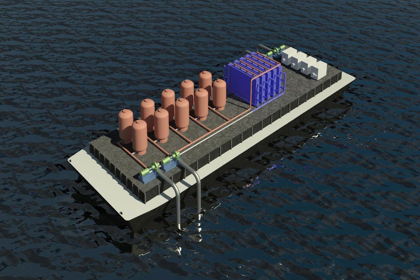 MIT teeb ettepaneku teisaldatavate merevee süsinikdioksiidi kogumisjaamade paigutamiseks laevadele.