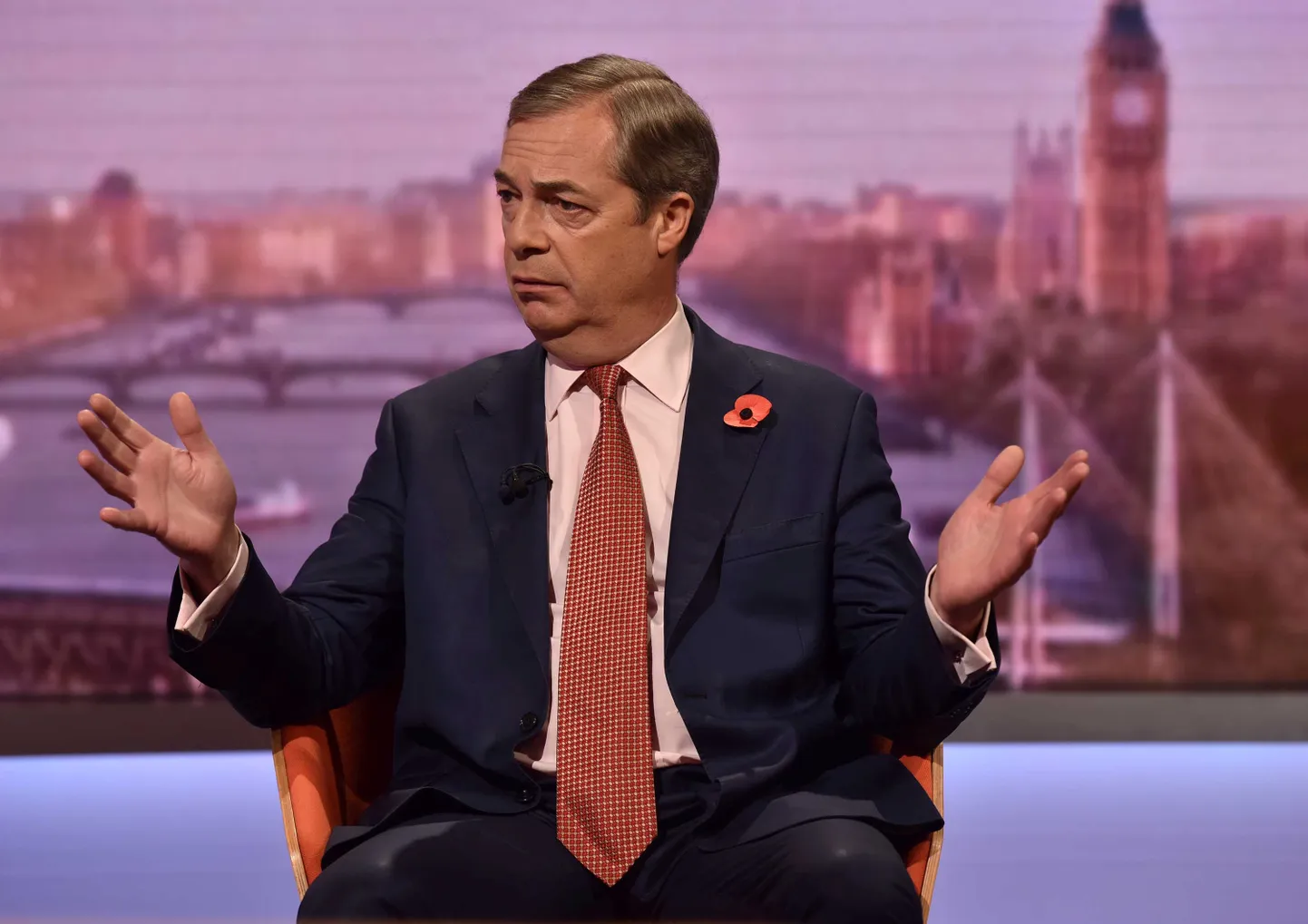 Brexit partei juht Nigel Farage.