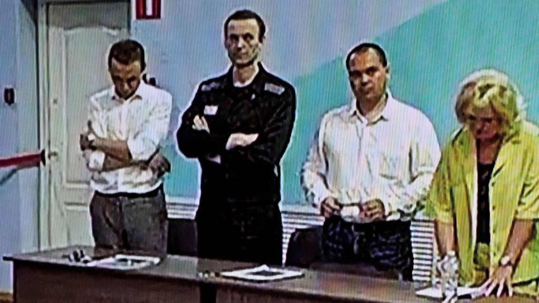 Навальный на оглашении приговора