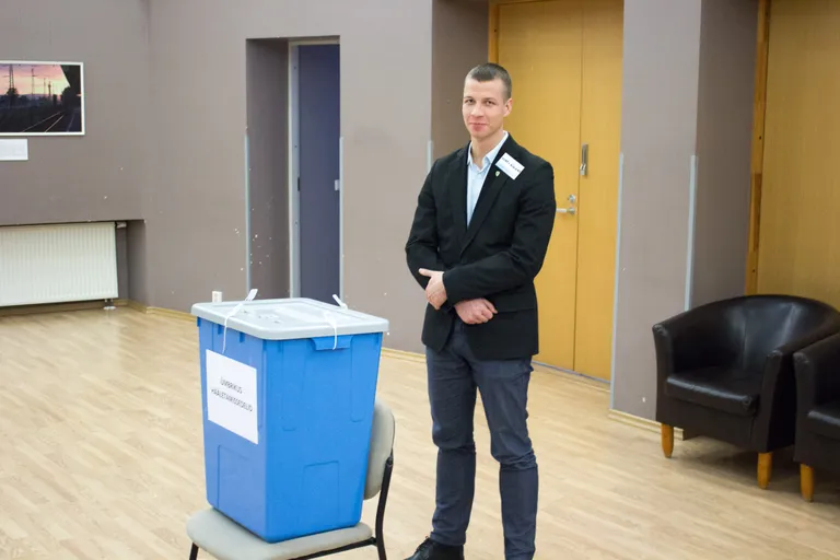 Valga kultuurikeskuse valimisjaoskonna komisjoni liige Mati Kikkas.