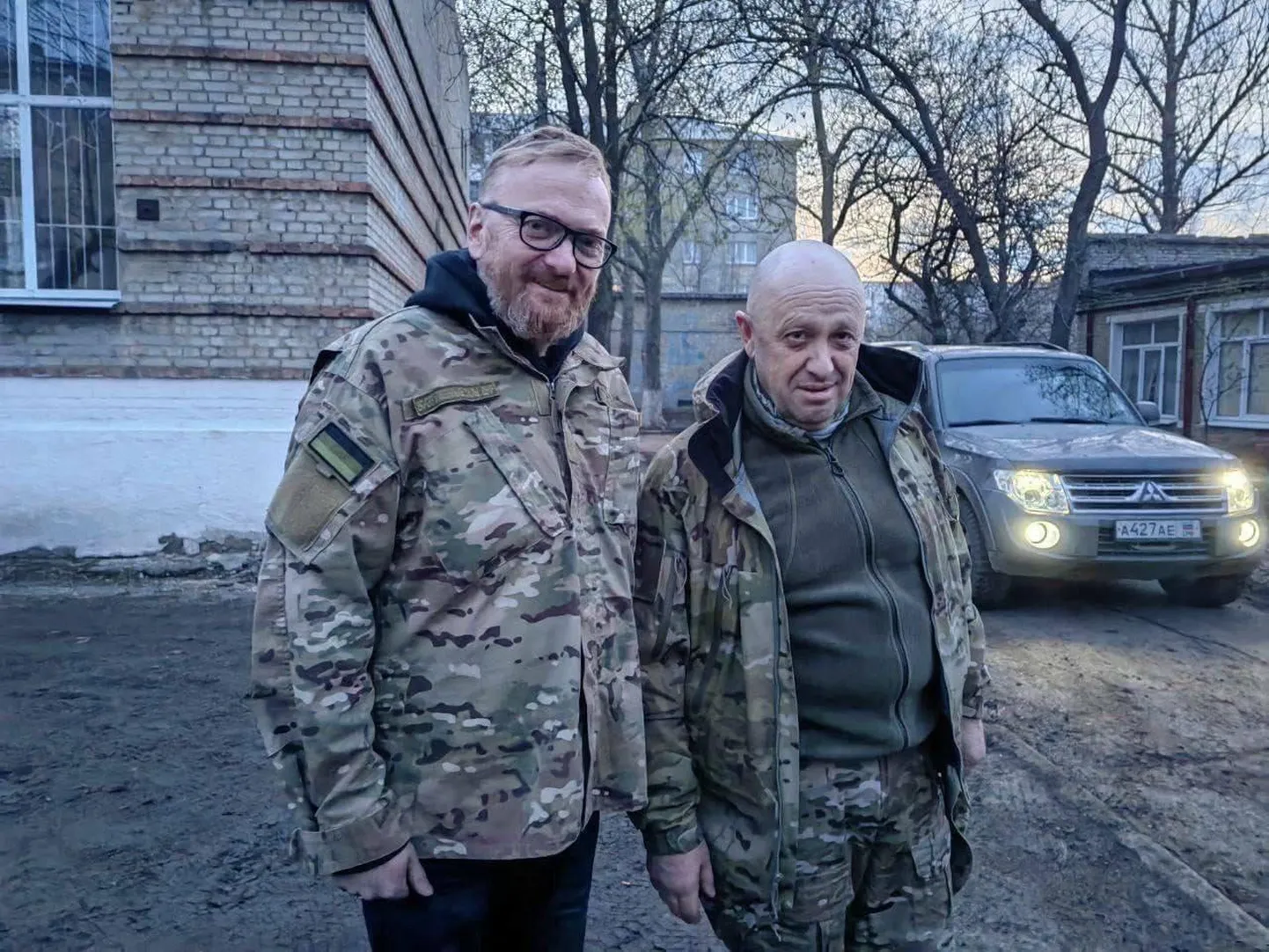 Олигарх Евгений Пригожин и депутат Госдумы Виталий Милонов.