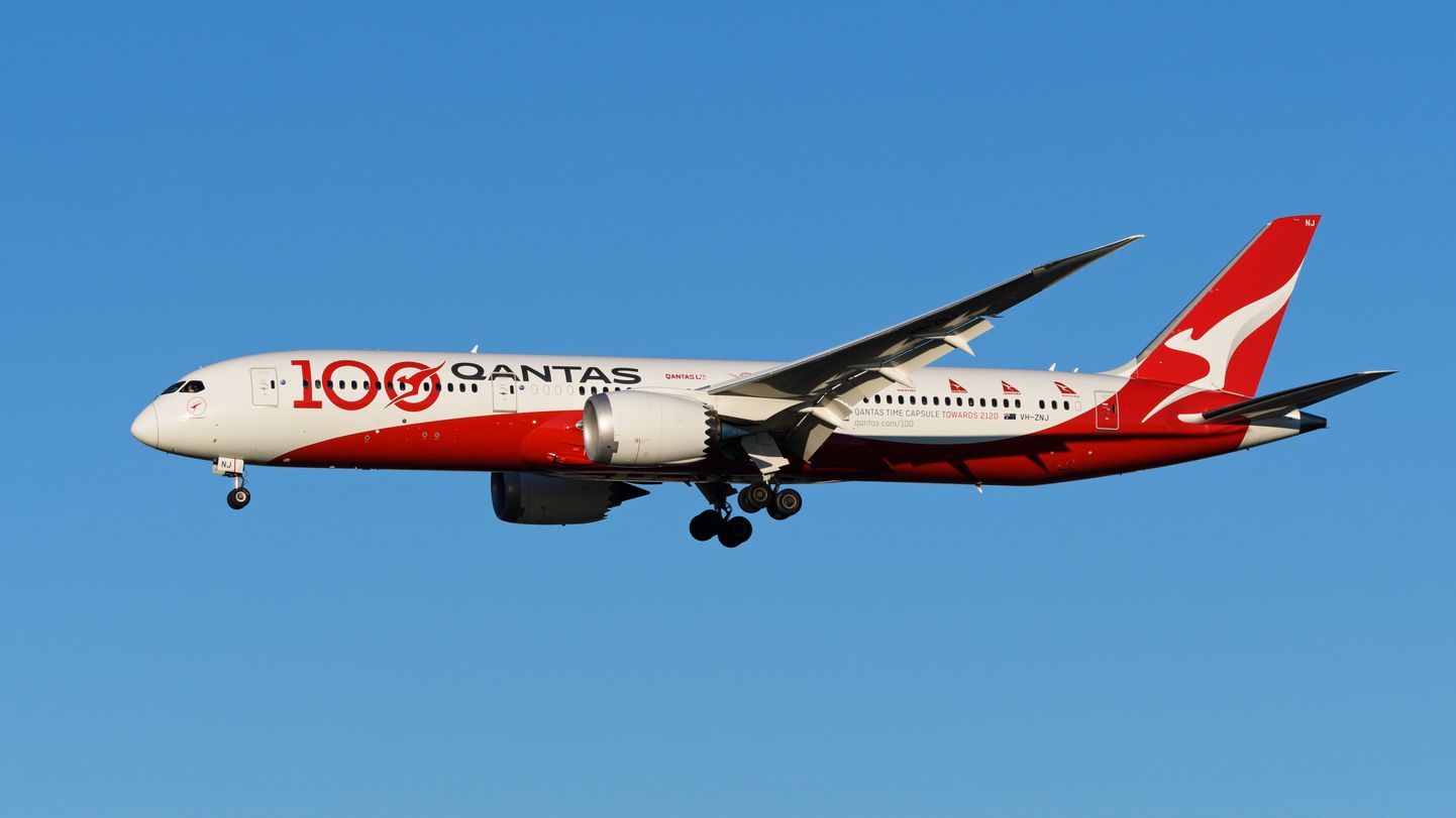 Lennufirma Qantas Boeing 787.