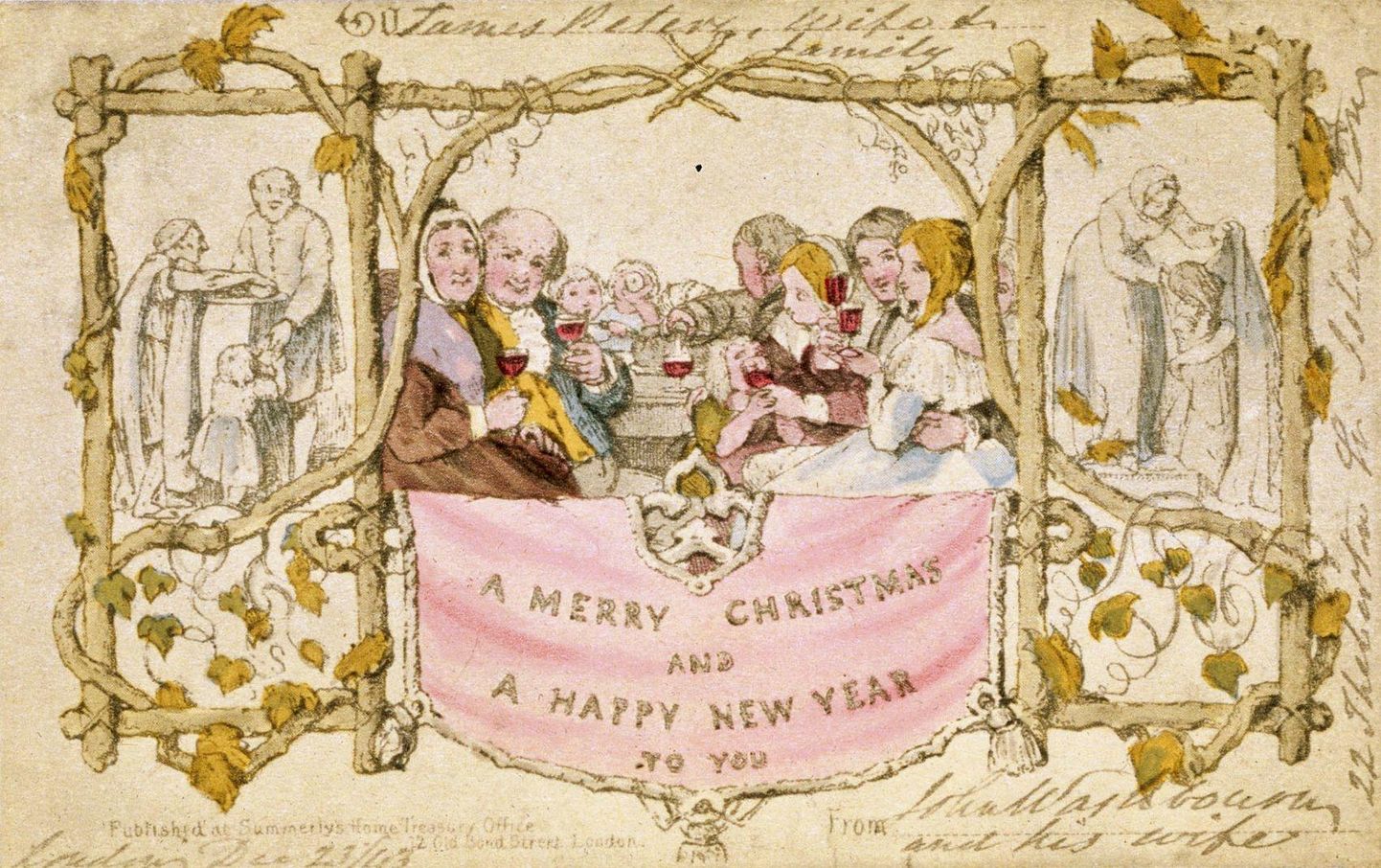 Maailma esimese trükitud jõulupostkaardi (fotol) tellis 175 aastat tagasi inglise ettevõtja, leiutaja ja ühiskonnategelane Sir Henry Cole. Et jõulukaarte leiab paljude kujunduste, kujude ja suurustega, on see kollektsionääride lemmikasi. Mõnelt oksjonilt võib leida väga kõrge hinnaga kaarte. Üks maailma esimesi jõulukaarte müüdi 22 250 naelaga.
