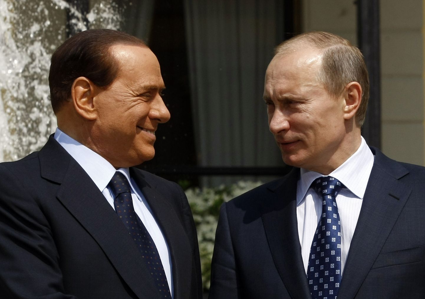 Silvio Berlusconi ja Vladimir Putin.