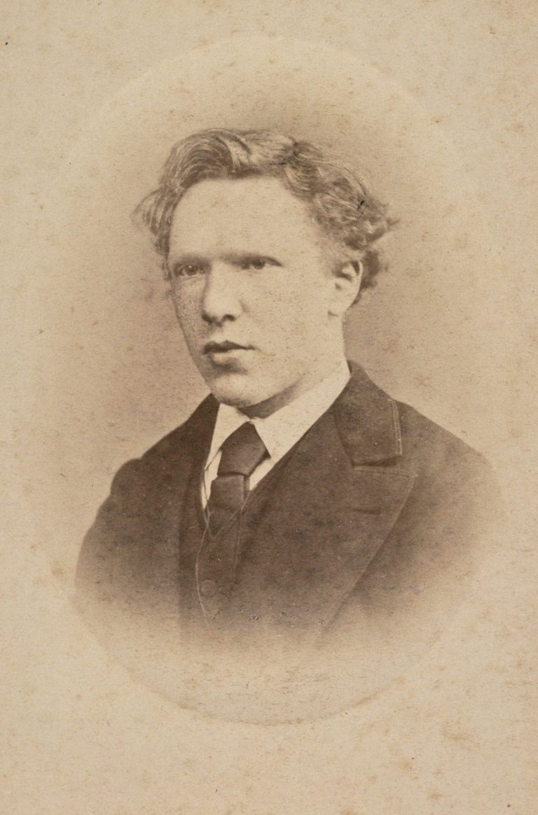 Kunstnik Vincent Van Gogh on sel fotol 19-aastane