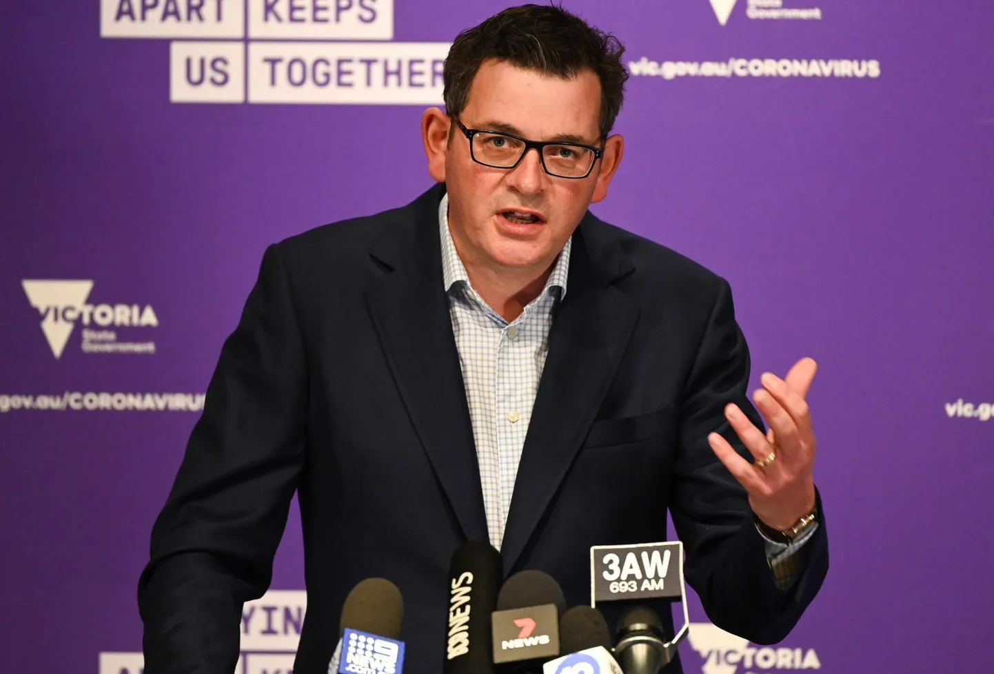 Austraalia Victoria osariigi peaminister Daniel Andrews.