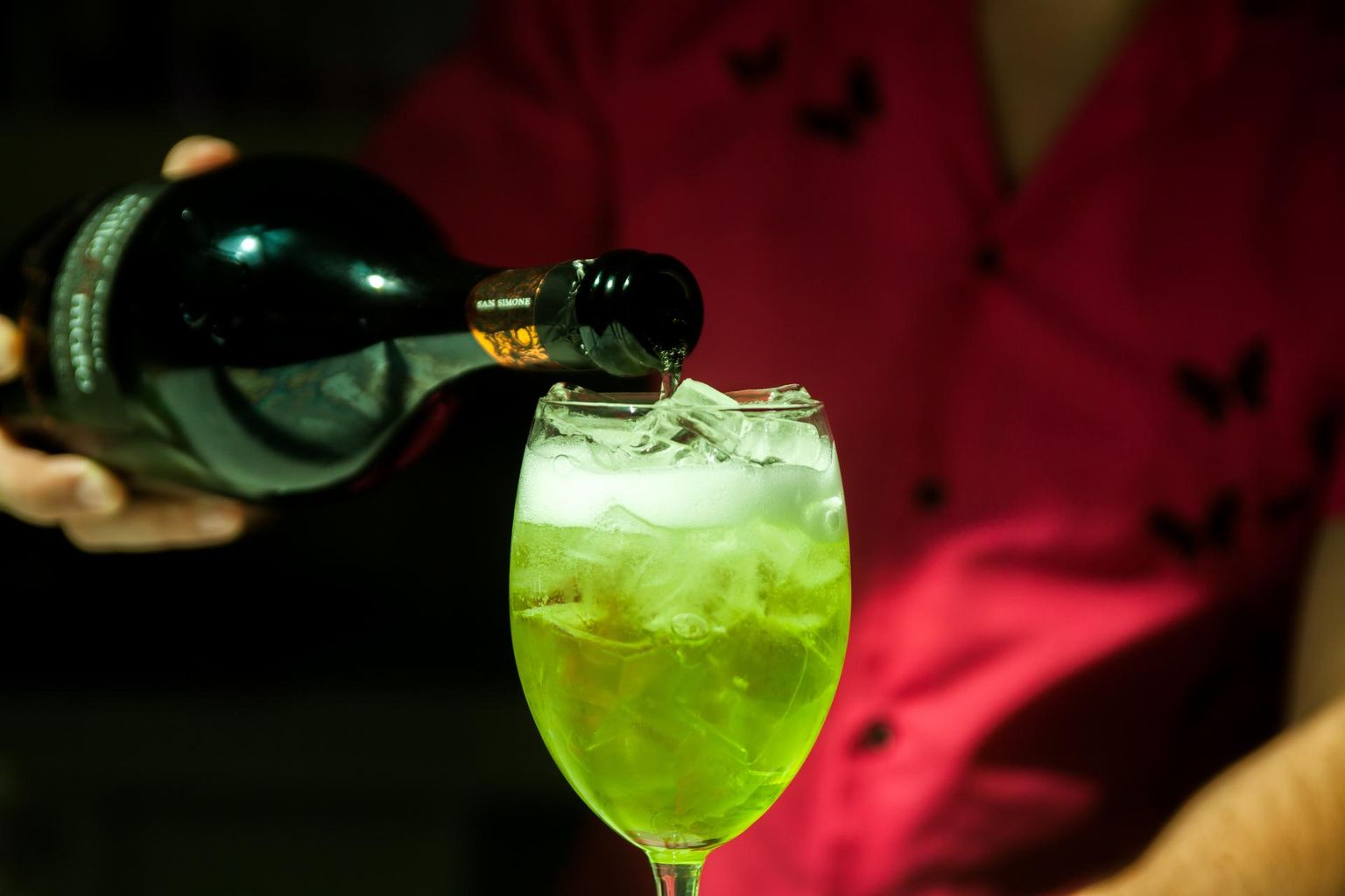 Alkohol pokaalis. Foto on illustratiivne!