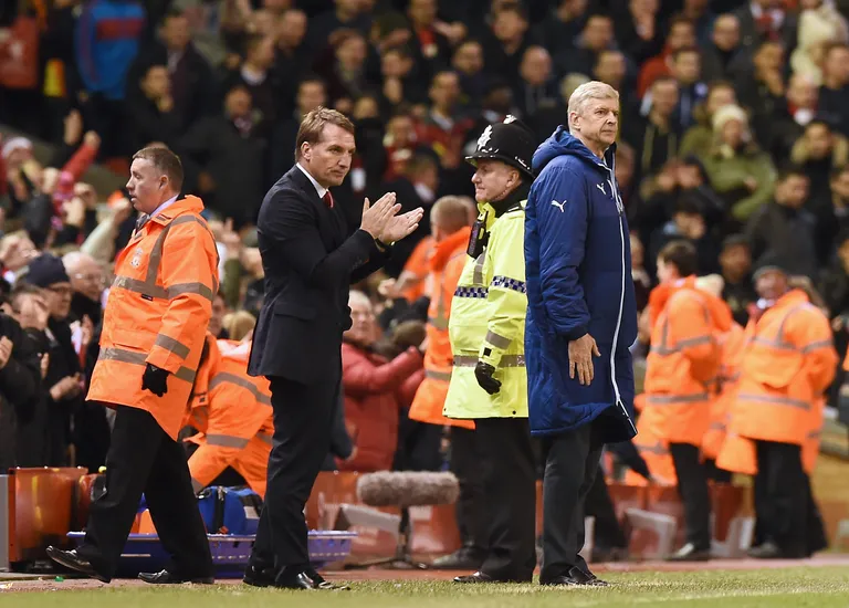 Liverpool vs. Arsenal, Rodgers vs. Wenger aastal 2014