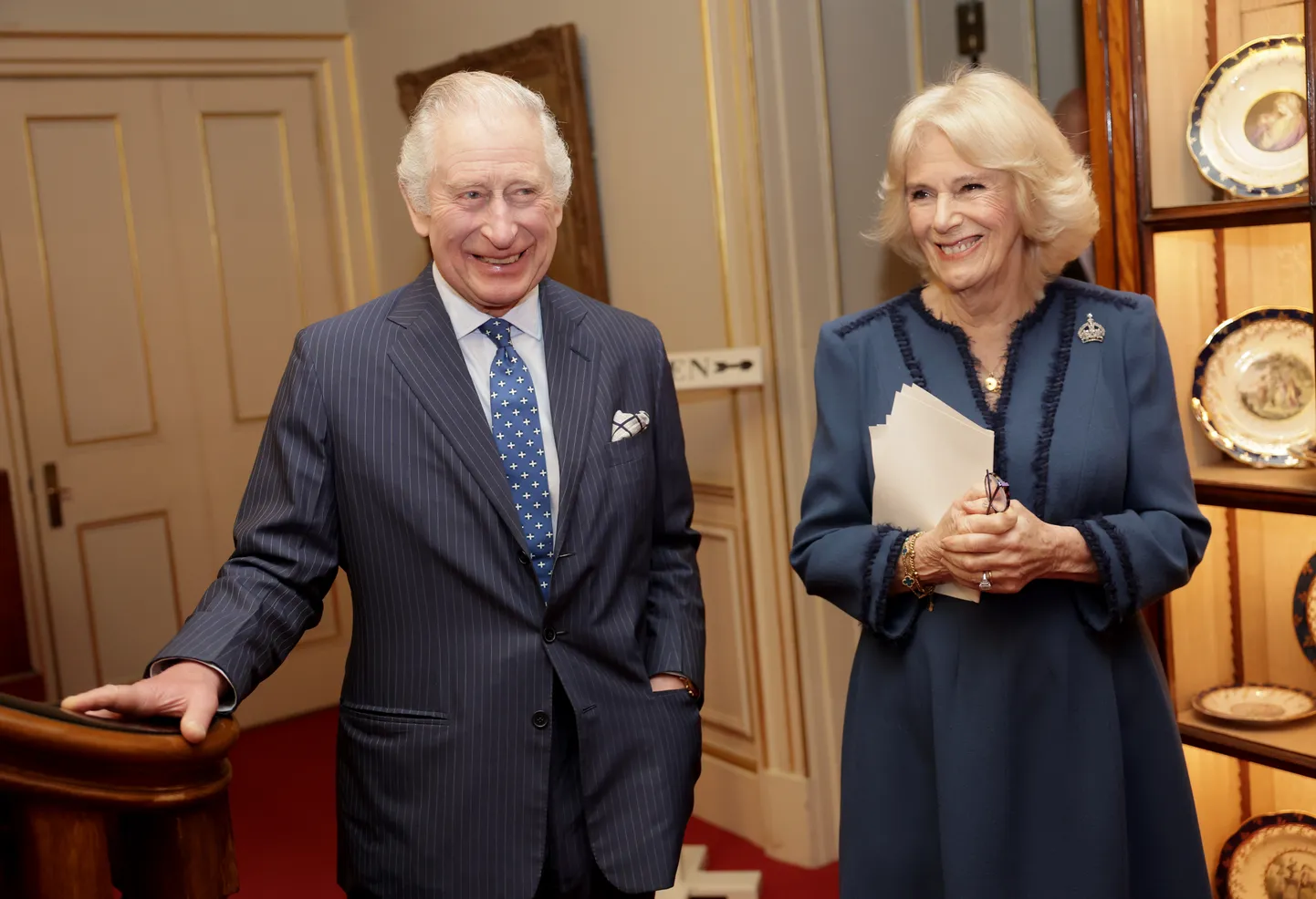 Kuningas Charles ja kuninganna Camilla.