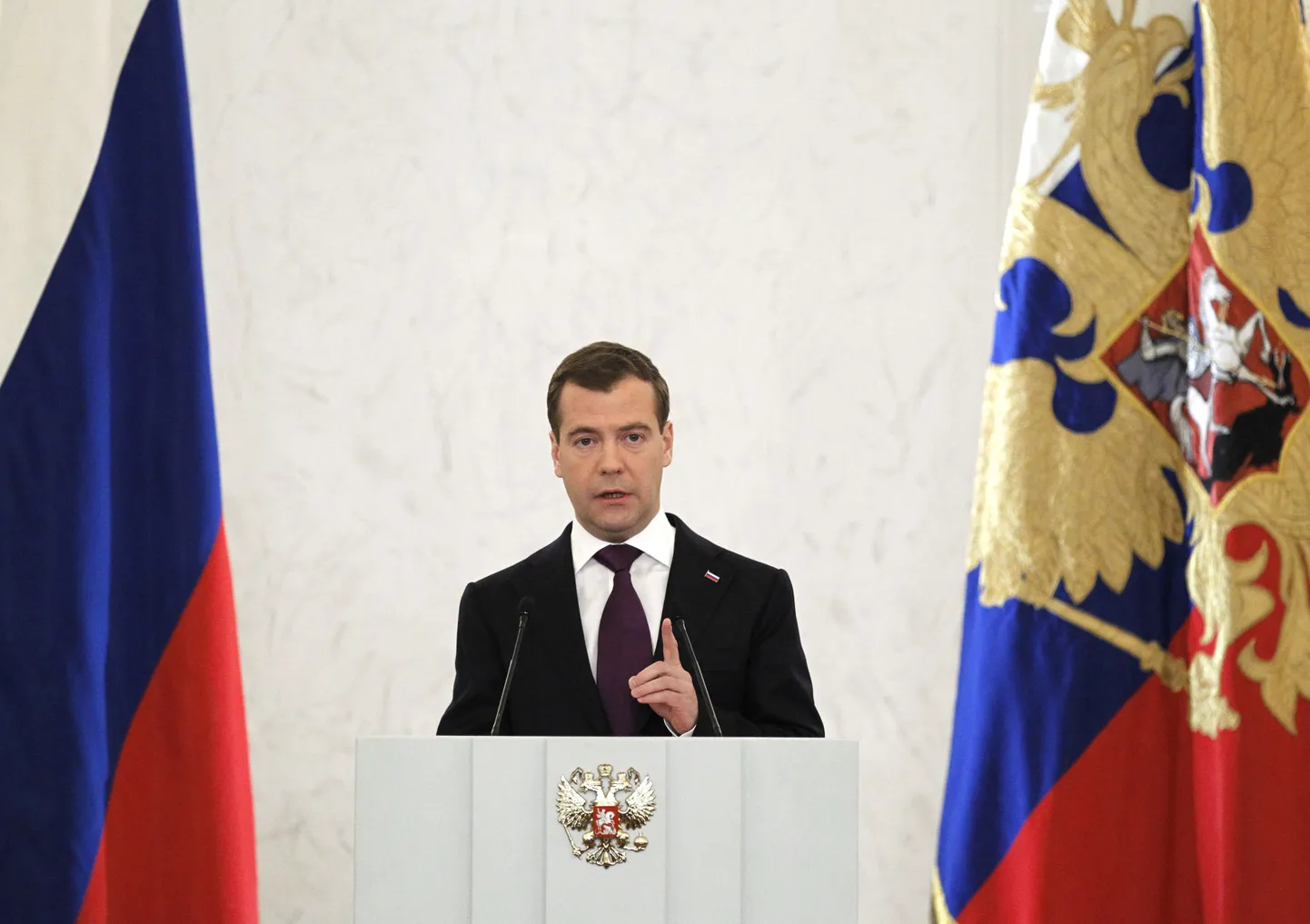 Venemaa president Dimitri Medvedev.