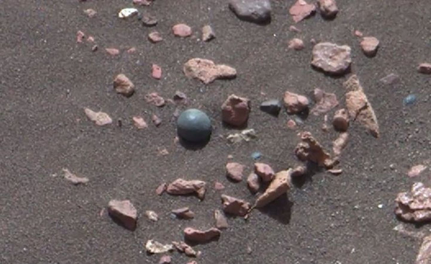 Marsilt leitud metalne ümar objekt