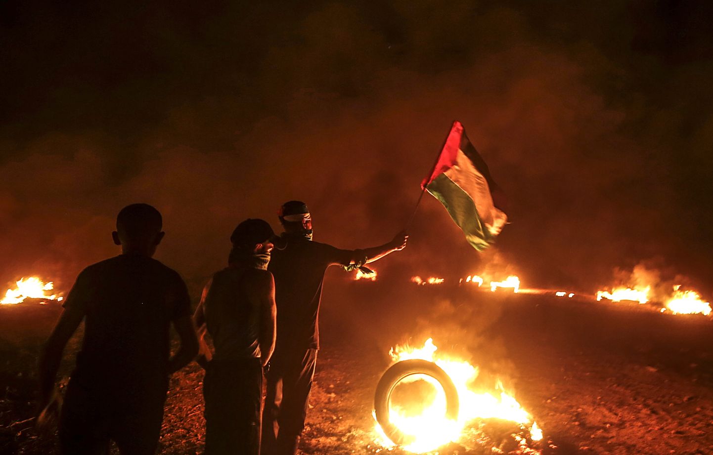 Gazas josla 28. augusta pievakarē.