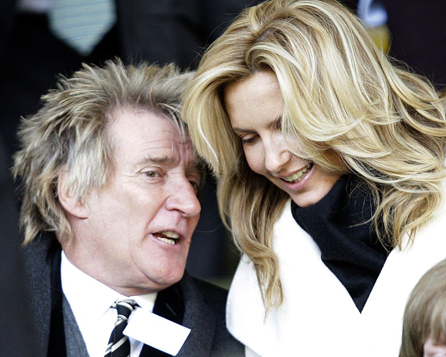 Rod Stewart koos oma blondi naise Penny Lancasteriga