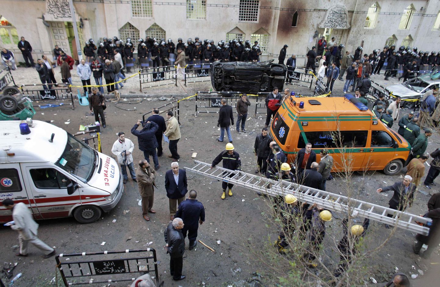 Aleksandrias koptide kiriku eest plahvatas autopomm.