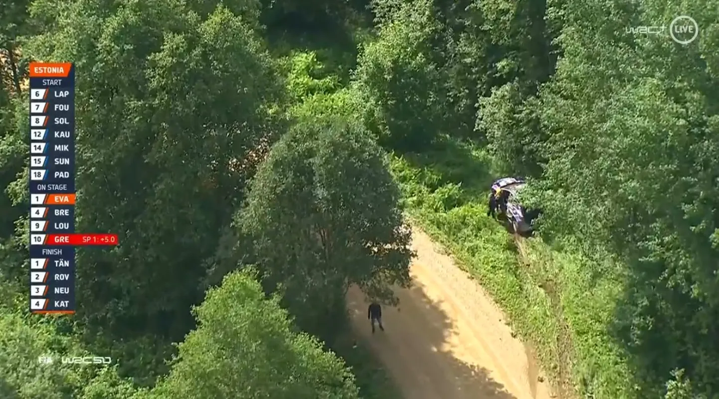 Craig Breeni Rally Estonia lõppes neljandal katsel.