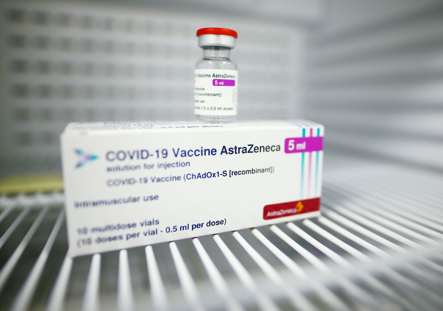 AstraZeneca vaktsiinipakend.