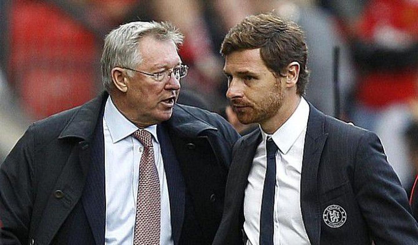 Sir Alex Ferguson (vasakul) ja Andre Villas-Boas.