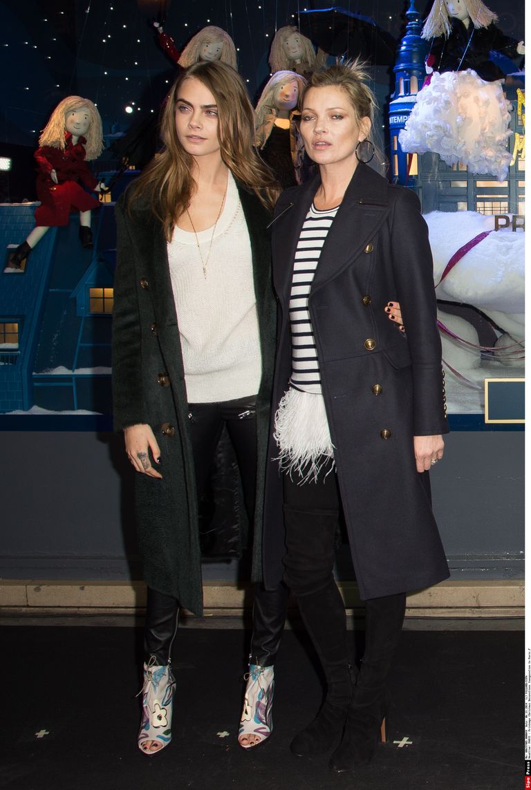 Tippmodellid Cara Delevingne ja Kate Moss (Foto: SIPA).