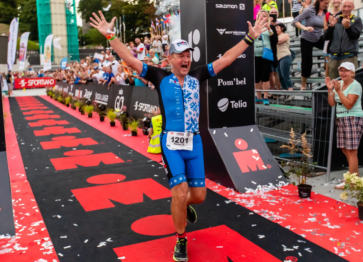 Raivo E Tamm Ironman Tallinna triatlonil.