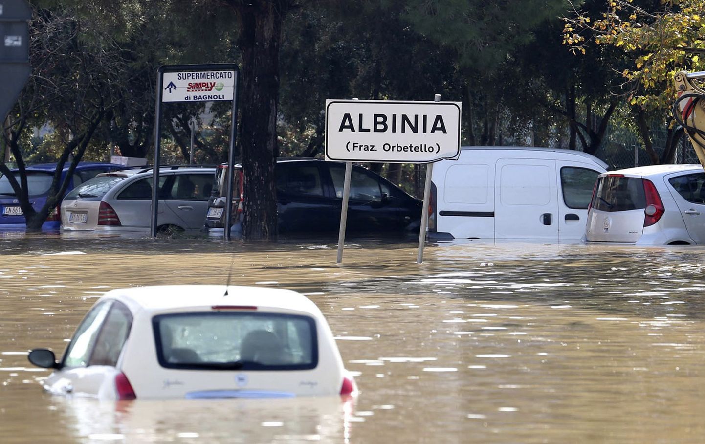 Üleujutus Kesk-Itaalias Albinias
