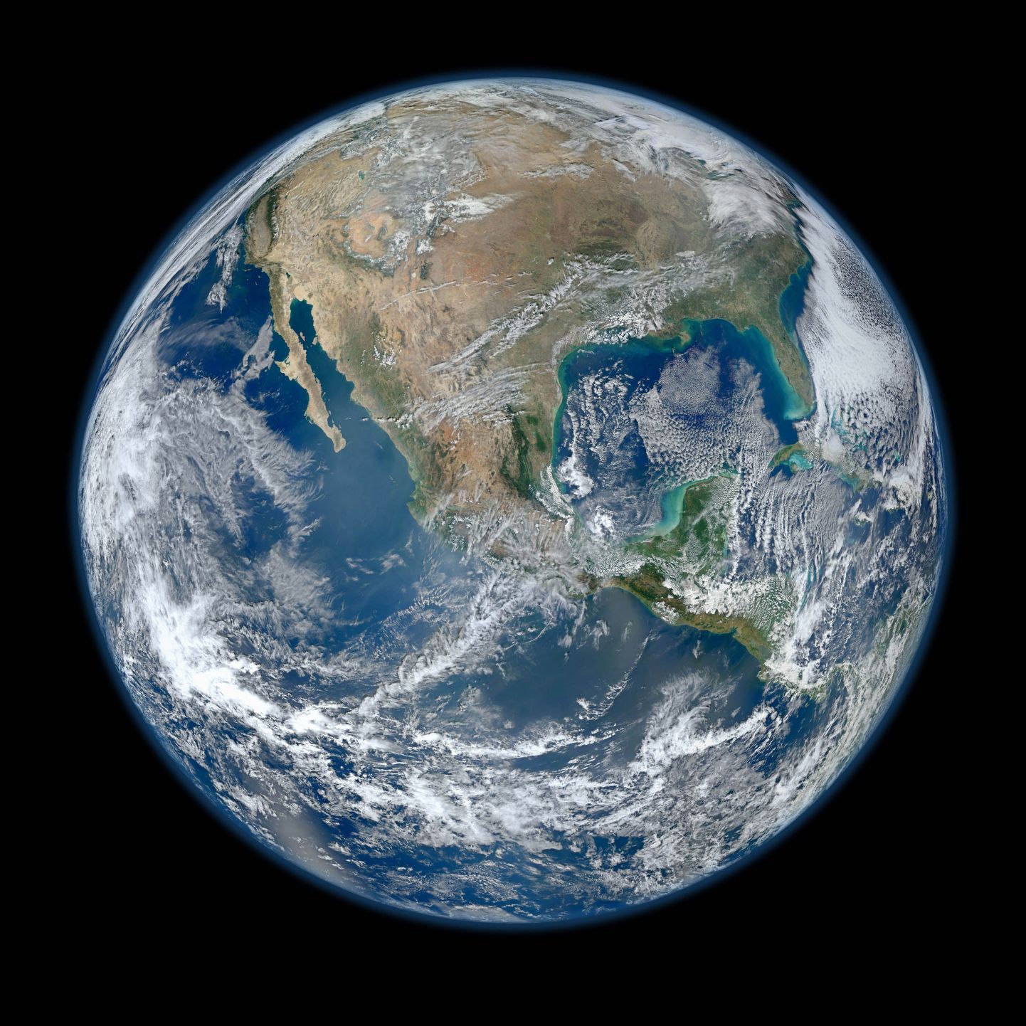 NASA Blue Marble 2012